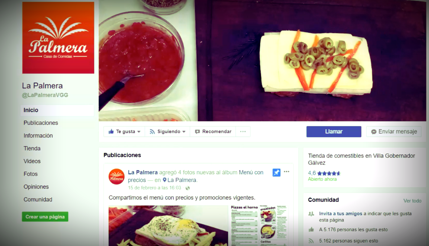 LA PALMERA EN FACEBOOK: Administramos Y Desarrollamos Contenidos De Su PÃ¡gina En La Red Social